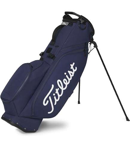 Amazon.com : Titleist - Premium Stand Bag - Black/White : Sports